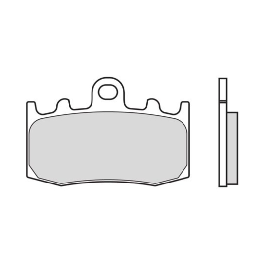Plaquettes de frein BREMBO route métal fritté - 07BB26LA