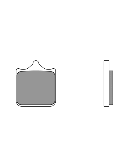 Plaquettes de frein BREMBO 07BB33 SA (jeu de 4 plaquettes)
