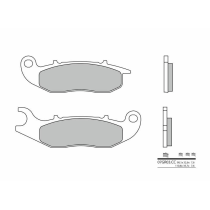 Plaquette de frein avant BREMBO 07GR03CC organique Route