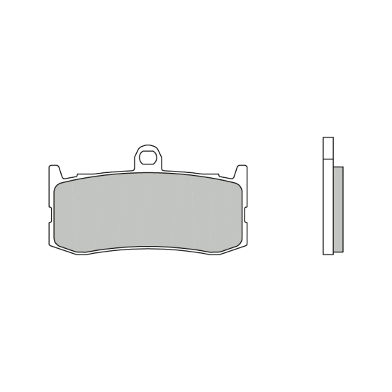 Plaquettes de frein avant BREMBO 07GR06SA métal fritté Route