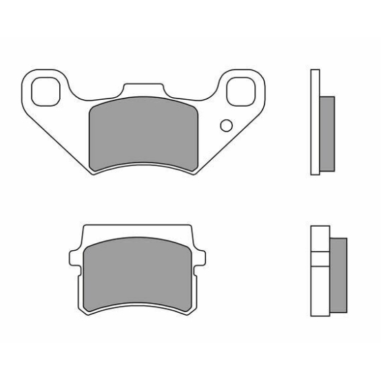 Plaquettes de frein BREMBO route carbone céramique - 07GR11CC