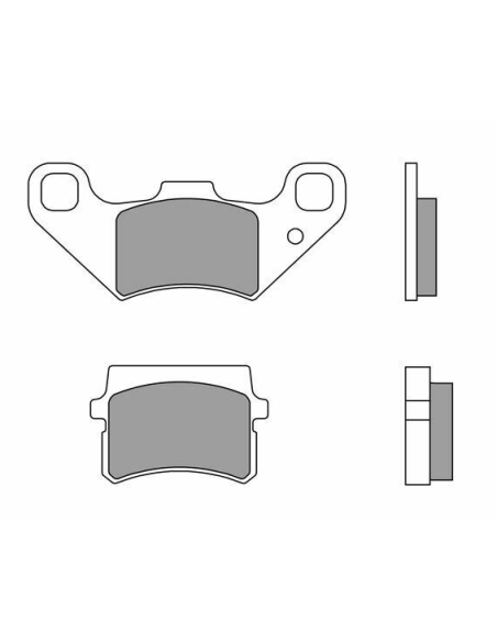 Plaquettes de frein BREMBO route carbone céramique - 07GR11CC