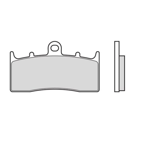 Plaquettes de frein BREMBO route métal fritté - 07GR62LA