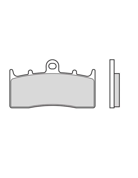 Plaquettes de frein BREMBO route métal fritté - 07GR62LA