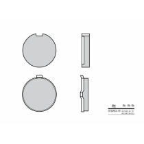 Plaquette de frein BREMBO 07GR6319 organique Route