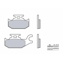 Plaquette de frein avant BREMBO 07GR73SD métal fritté Quad