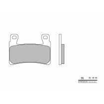 Plaquette de frein avant BREMBO 07HD20SA métal fritté Route