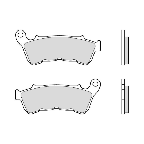 Plaquette de frein avant BREMBO 07HD22SA métal fritté Route