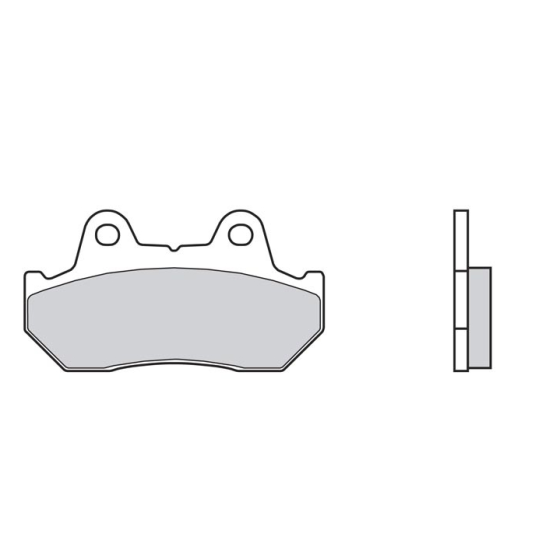 Plaquettes de frein BREMBO route métal fritté - 07HO10LA