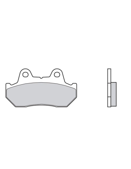 Plaquettes de frein BREMBO route métal fritté - 07HO10LA