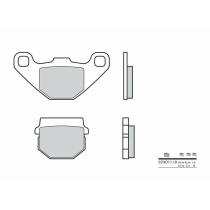 Plaquette de frein BREMBO 07HO1118 organique Cross