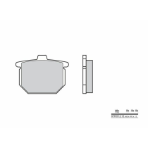 Plaquette de frein avant BREMBO 07HO1212 organique Route