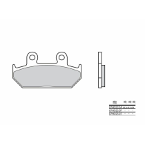 Plaquette de frein avant BREMBO 07HO23SA métal fritté Route