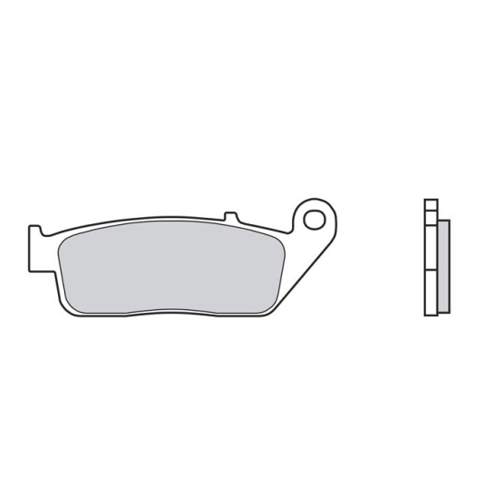 Plaquettes de frein BREMBO route métal fritté - 07HO30LA
