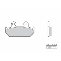 Plaquette de frein avant BREMBO 07HO35SA métal fritté Route