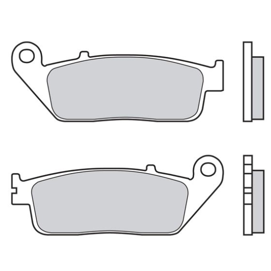 Plaquettes de frein BREMBO route métal fritté - 07HO41LA