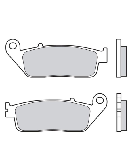 Plaquettes de frein BREMBO route métal fritté - 07HO41LA