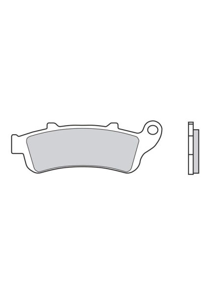 Plaquettes de frein BREMBO route métal fritté - 07HO42LA