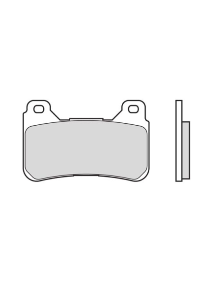 Plaquettes de frein BREMBO route métal fritté - 07HO50LA