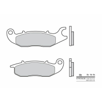 Plaquette de frein avant BREMBO 07HO5606 organique Route