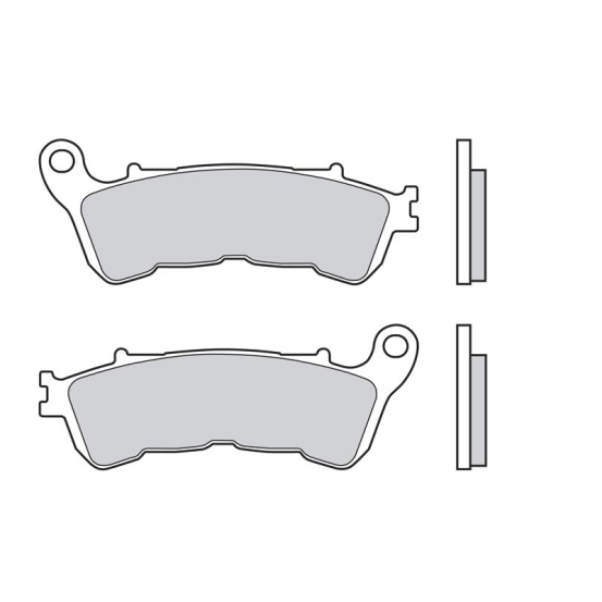 Plaquettes de frein BREMBO route métal fritté - 07HO57LA