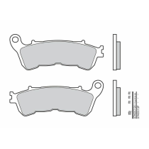 Plaquette de frein BREMBO 07HO57SP métal fritté Route