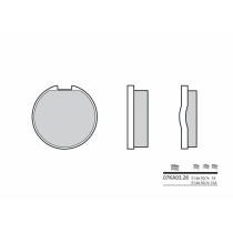 Plaquette de frein avant BREMBO 07KA0328 organique Route