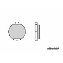 Plaquette de frein avant BREMBO 07KA0414 organique Route