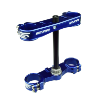 Té de fourche SCAR ACS Husqvarna 85 TC KTM 85 SX OFFSET 16mm Bleu