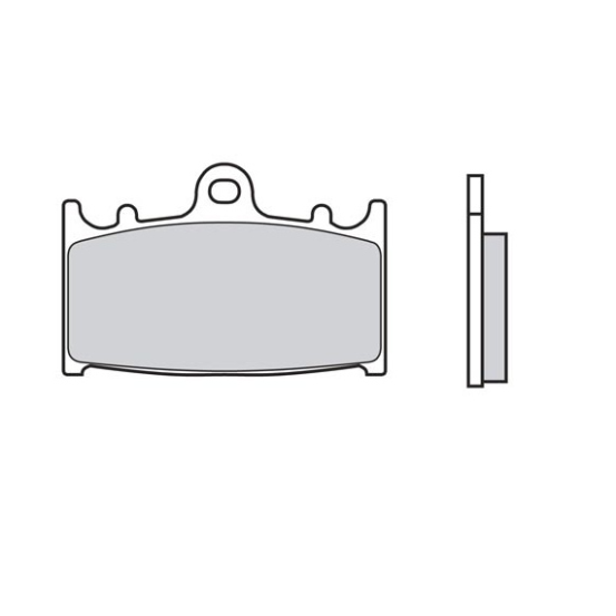 Plaquettes de frein BREMBO route métal fritté - 07KA13LA