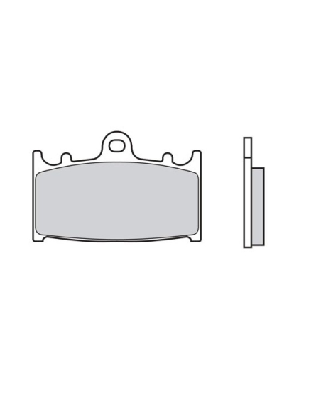 Plaquettes de frein BREMBO route métal fritté - 07KA13LA