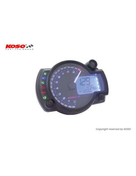 Compteur Digital Mutlifonctions KOSO RX2N+ GP Style Universel 10000tr/mn