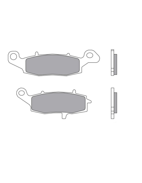 Plaquettes de frein BREMBO route métal fritté - 07KA19LA
