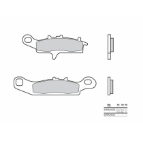 Plaquette de frein avant BREMBO 07KA24SD métal fritté Quad