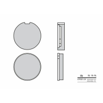Plaquette de frein avant BREMBO 07KS0124 organique Route