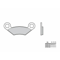 Plaquette de frein BREMBO 07PO01SD métal fritté Quad