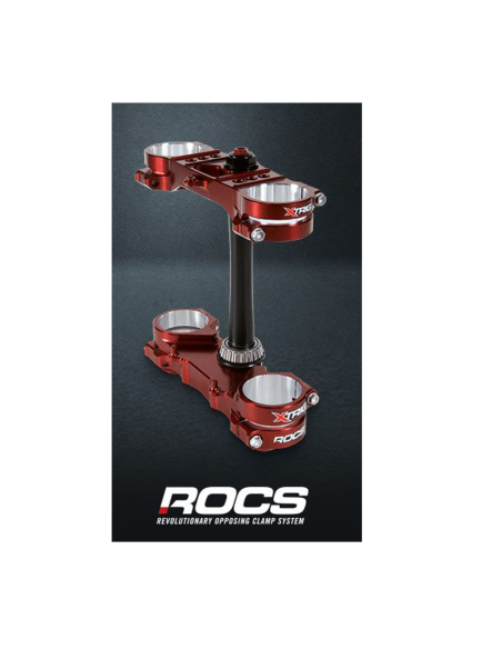 Té de fourche ROCS XTRIG KTM SX/SXF semi usiné OFFSET 20-22 fourche Kayaba