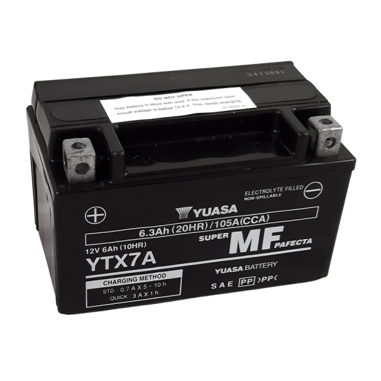 Batterie YUASA YTX7A FA sans entretien activée usine