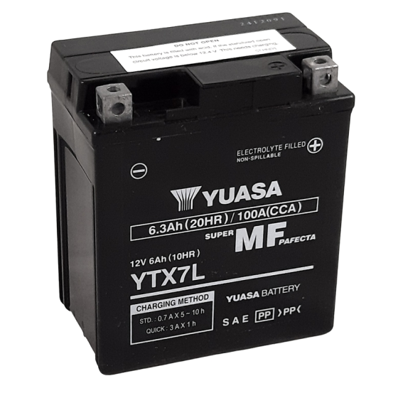 Batterie YUASA YTX7L FA sans entretien activée usine