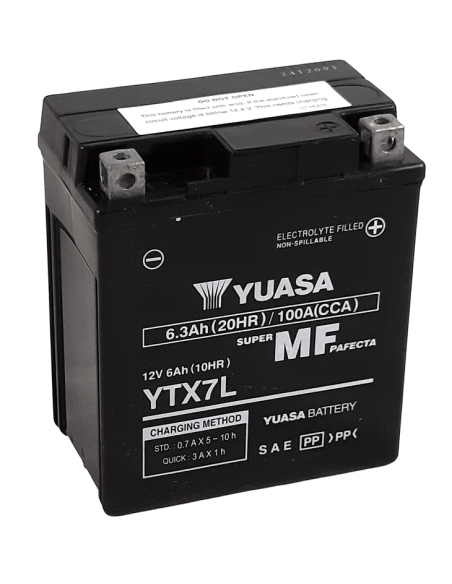 Batterie YUASA YTX7L FA sans entretien activée usine