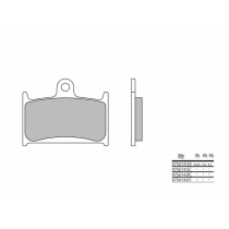 Plaquette de frein avant BREMBO 07SU1407 organique Route