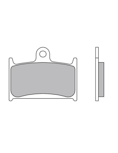 Plaquettes de frein BREMBO route métal fritté - 07SU14LA