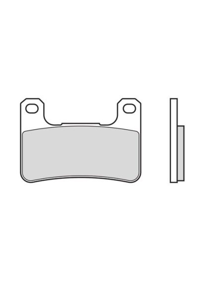 Plaquettes de frein BREMBO route métal fritté - 07SU27LA