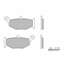 Plaquette de frein arrière BREMBO 07SU32SP métal fritté Route