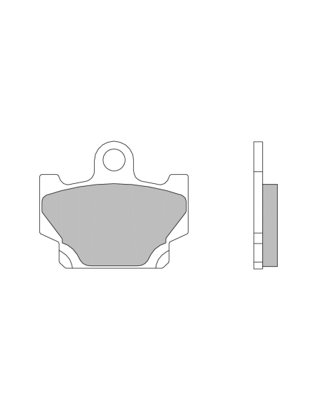 Plaquette de frein avant BREMBO 07YA1011 organique Route