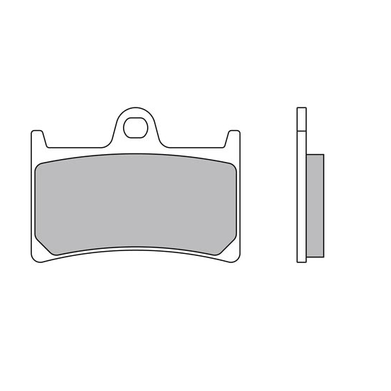 Plaquettes de frein BREMBO route métal fritté - 07YA23LA