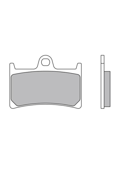 Plaquettes de frein BREMBO route métal fritté - 07YA23LA