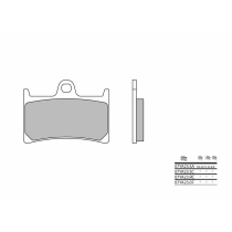 Plaquettes de frein avant racing BREMBO Carbon Tech - 07YA23RC