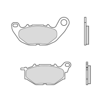 Plaquette de frein avant BREMBO 07YA52SA métal fritté Route