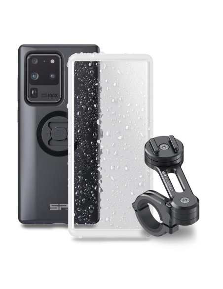 Pack complet support de téléphone SP-CONNECT moto - fixation sur guidon - Samsung S20 Ultra